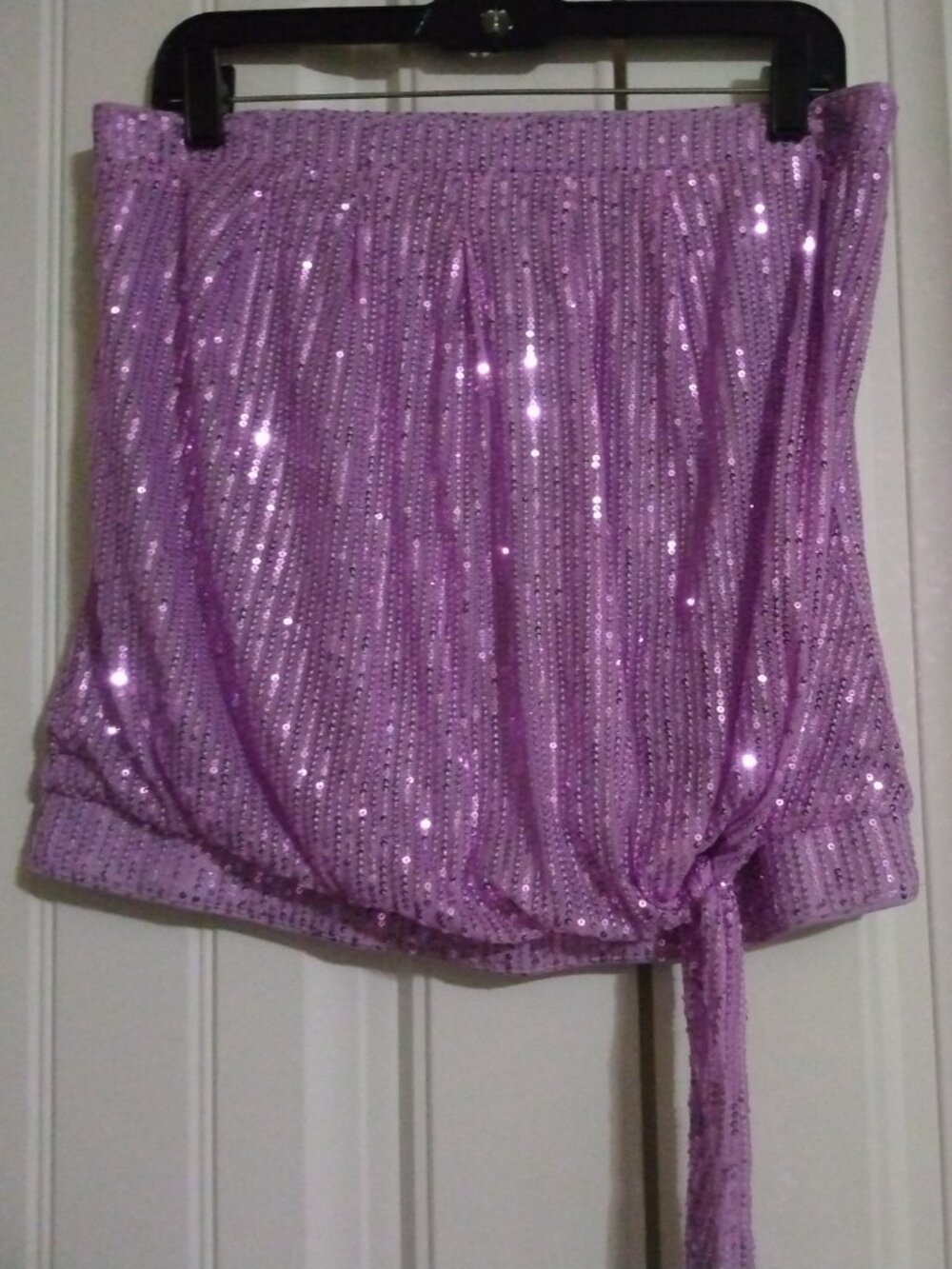 Lavender Sequin Tube top
